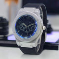 Men's Silver Water Resistant Quartz Watch 8cm